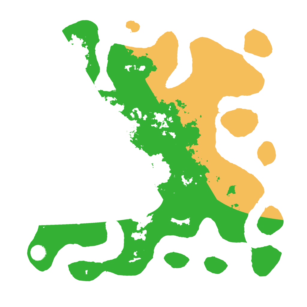 Biome Rust Map: Barren, Size: 3500, Seed: 3089208