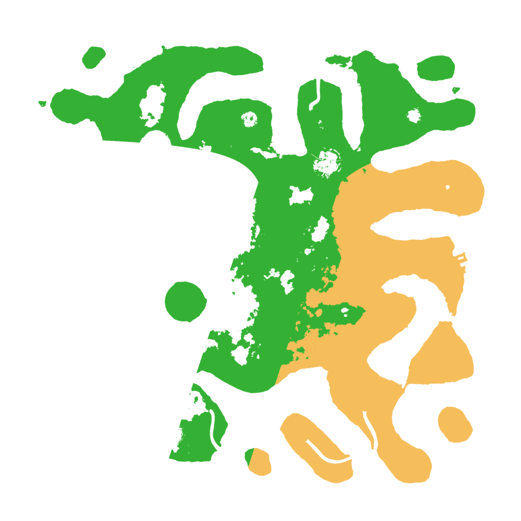 Biome Rust Map: Procedural Map, Size: 3500, Seed: 4738259