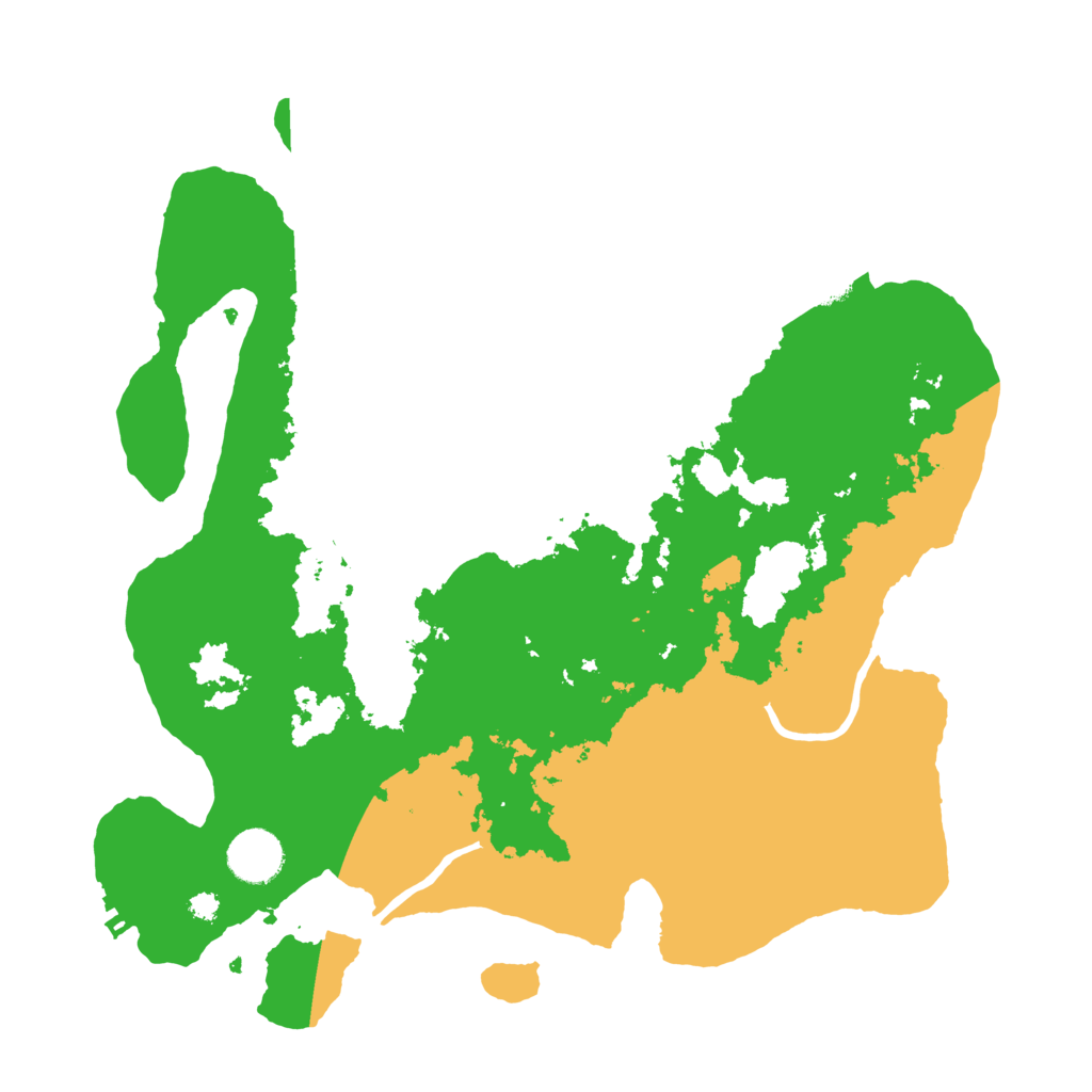 Biome Rust Map: Procedural Map, Size: 3500, Seed: 5793157