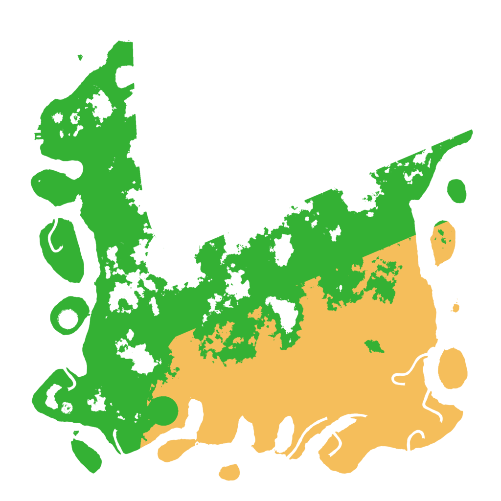 Biome Rust Map: Procedural Map, Size: 4500, Seed: 6066849