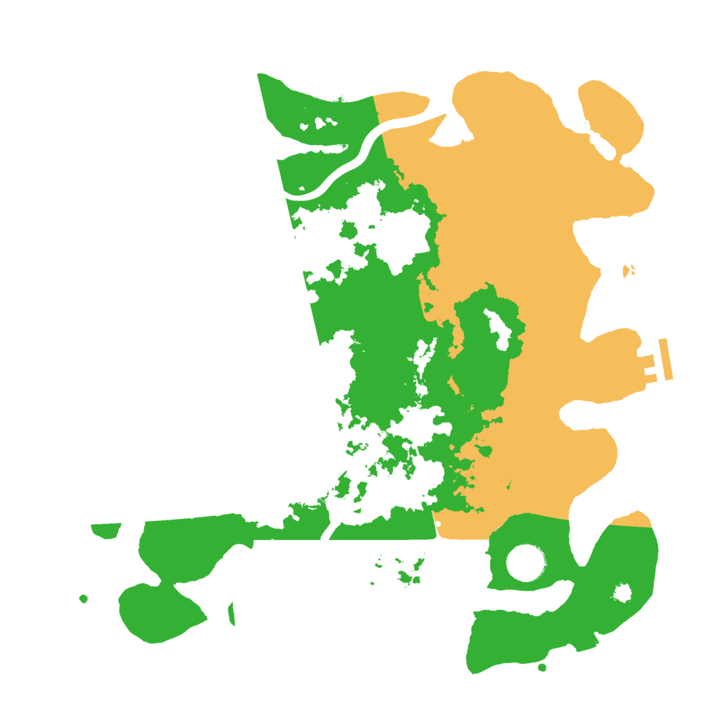 Biome Rust Map: Procedural Map, Size: 3500, Seed: 22656