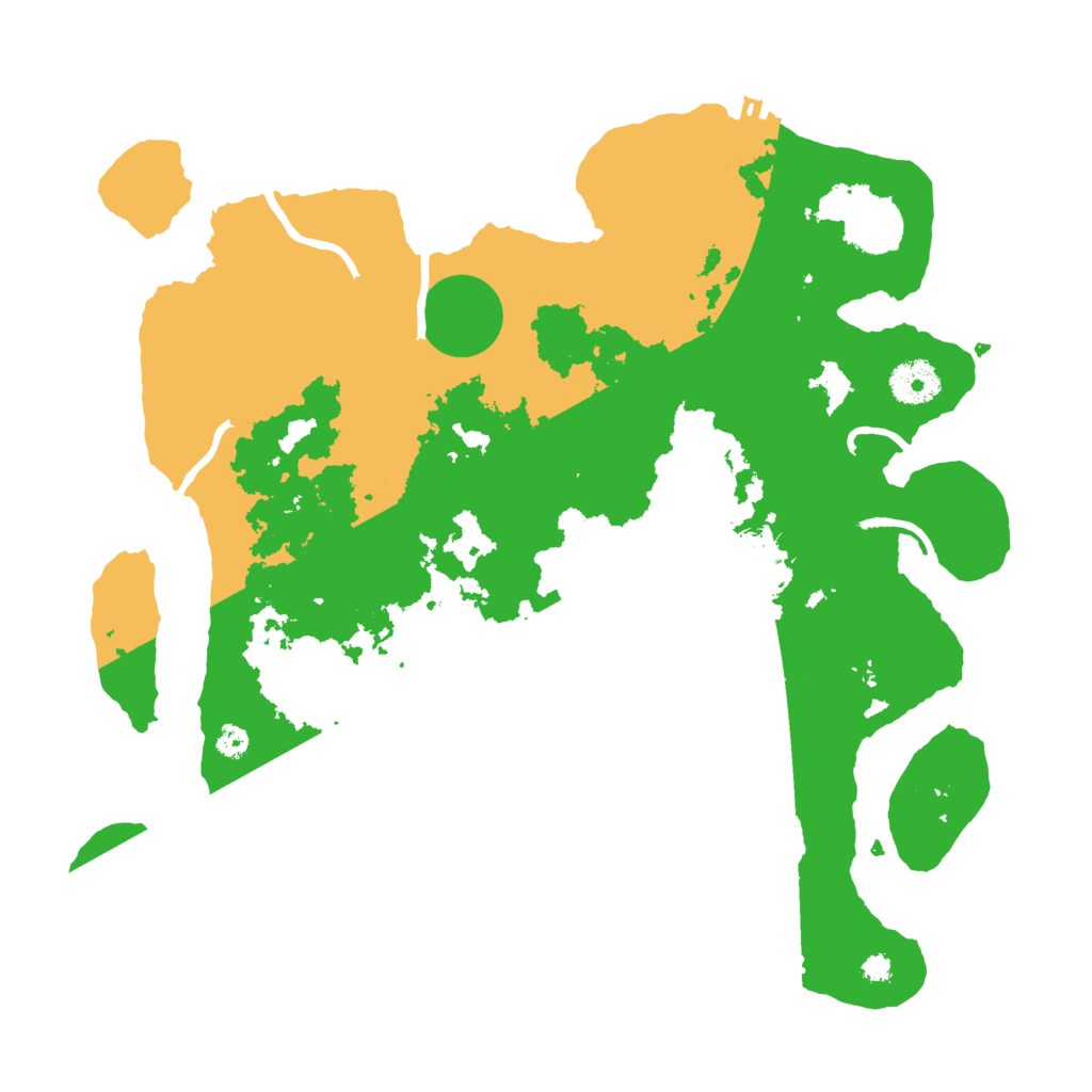 Biome Rust Map: Procedural Map, Size: 3500, Seed: 1323973