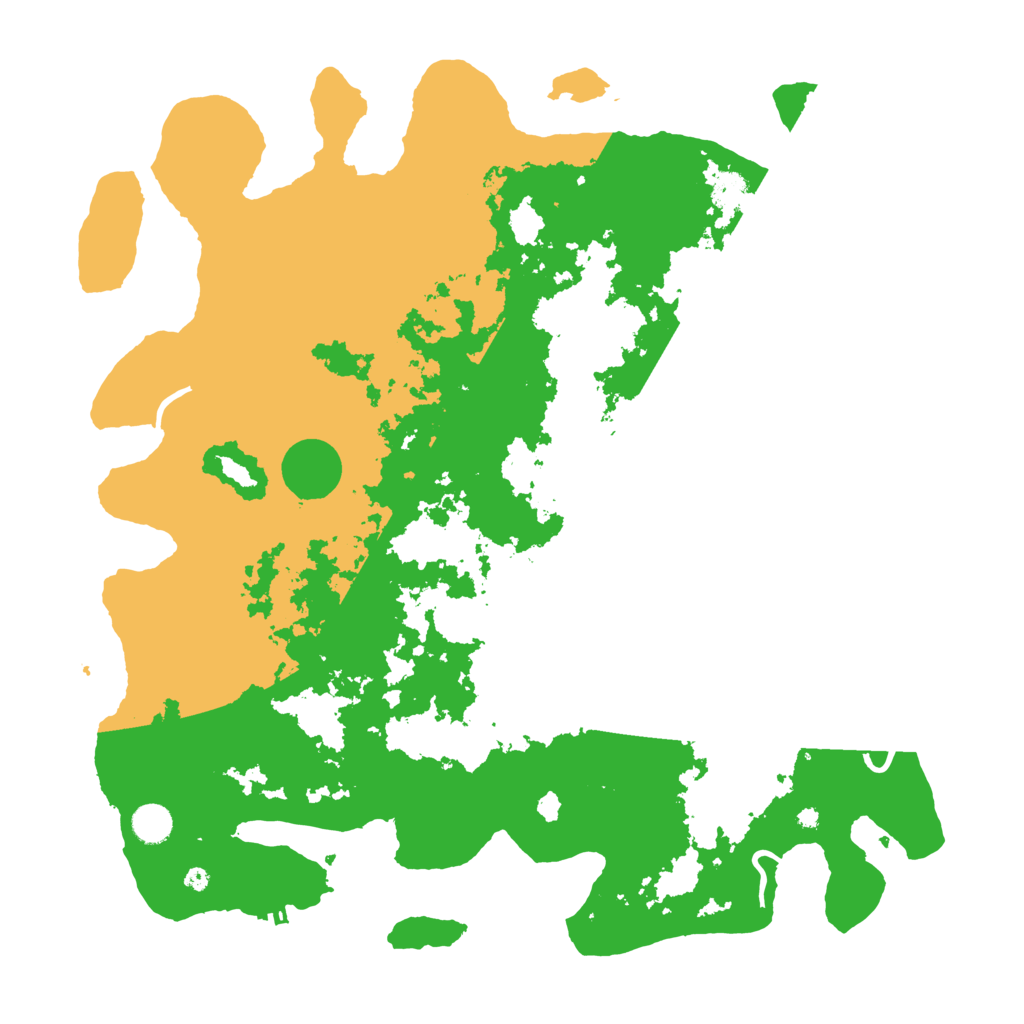Biome Rust Map: Procedural Map, Size: 4500, Seed: 7556