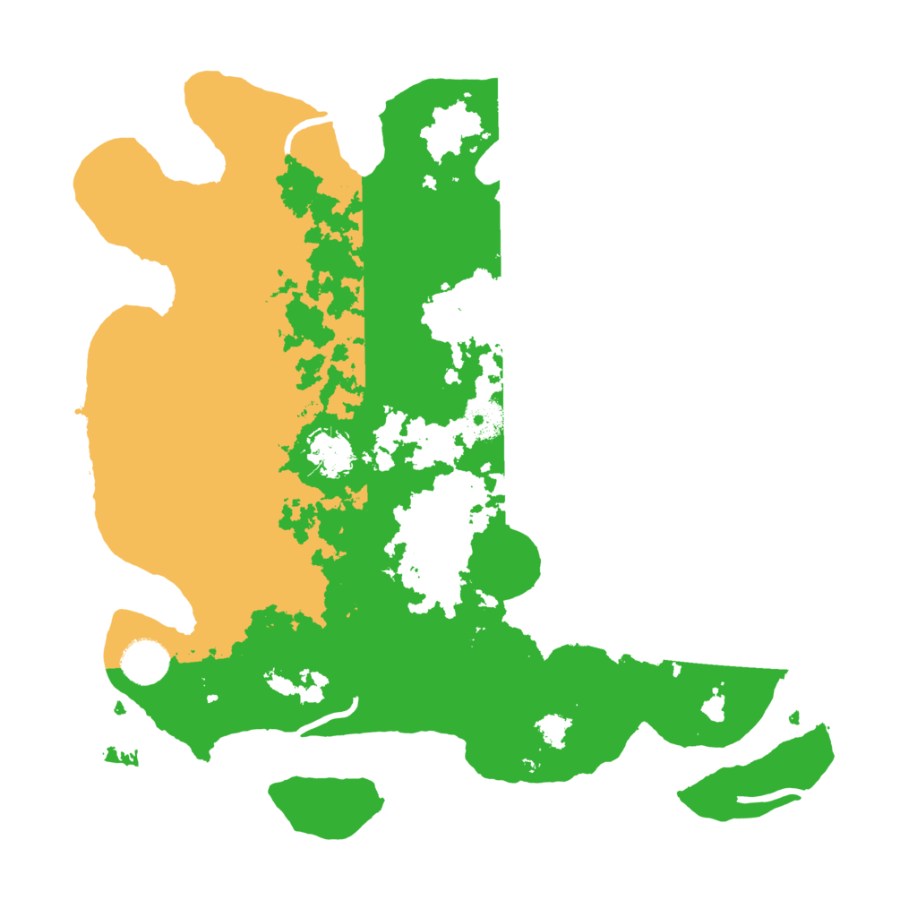 Biome Rust Map: Procedural Map, Size: 3500, Seed: 2476614