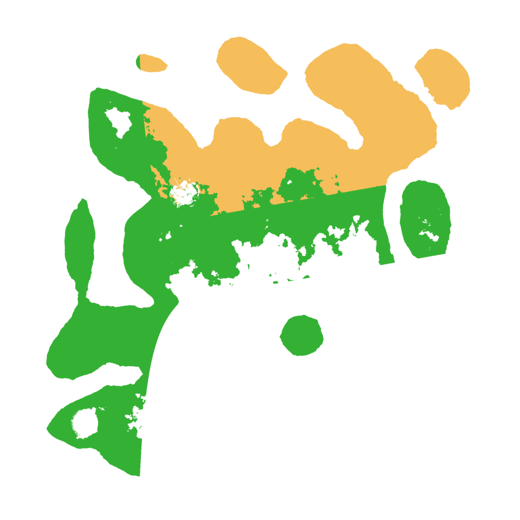 Biome Rust Map: Barren, Size: 3500, Seed: 5086806