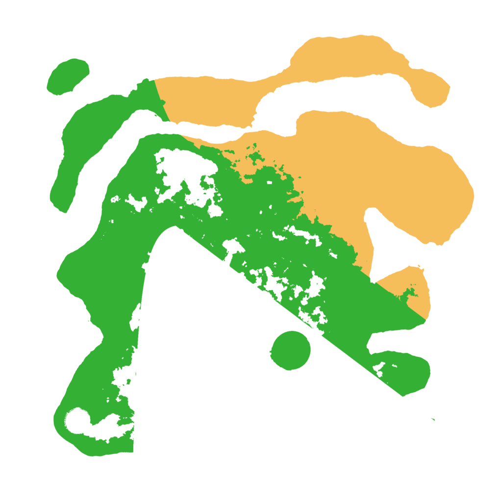 Biome Rust Map: Barren, Size: 3500, Seed: 6079627