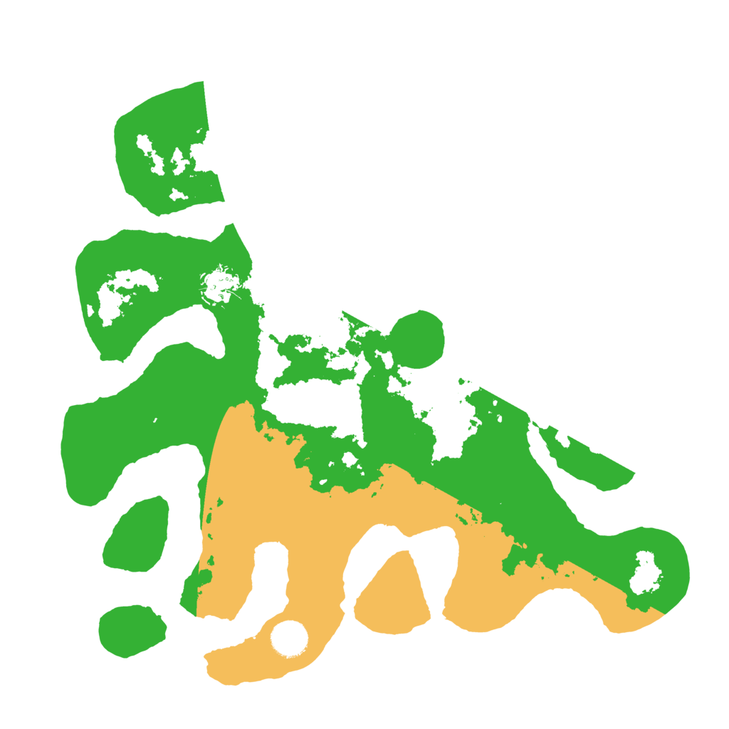 Biome Rust Map: Barren, Size: 3500, Seed: 2116417