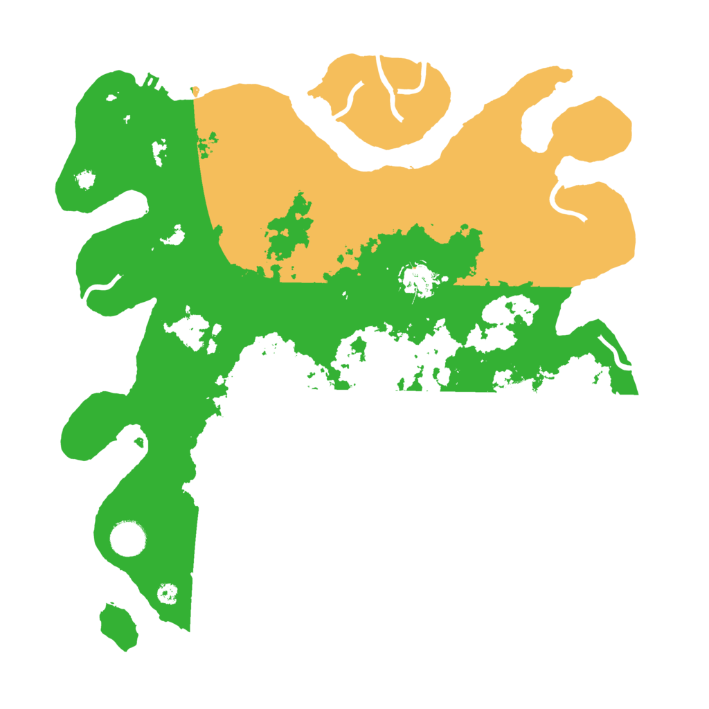 Biome Rust Map: Procedural Map, Size: 3500, Seed: 5939413