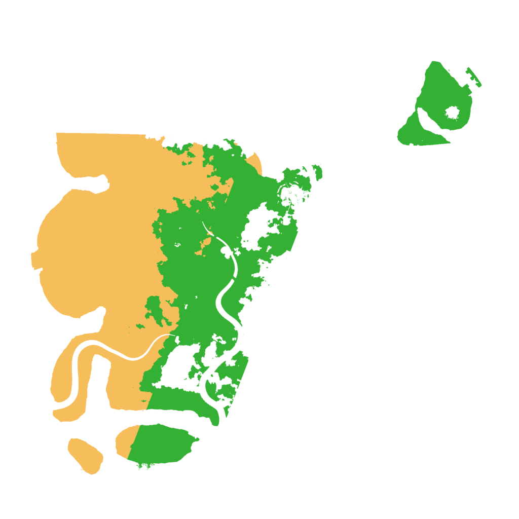 Biome Rust Map: Procedural Map, Size: 3500, Seed: 3574059