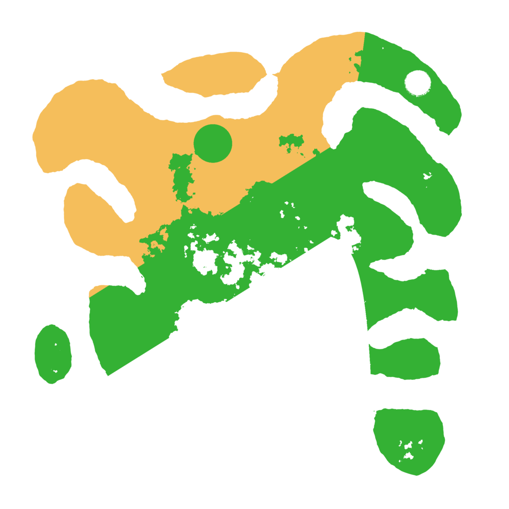 Biome Rust Map: Barren, Size: 3500, Seed: 1923107