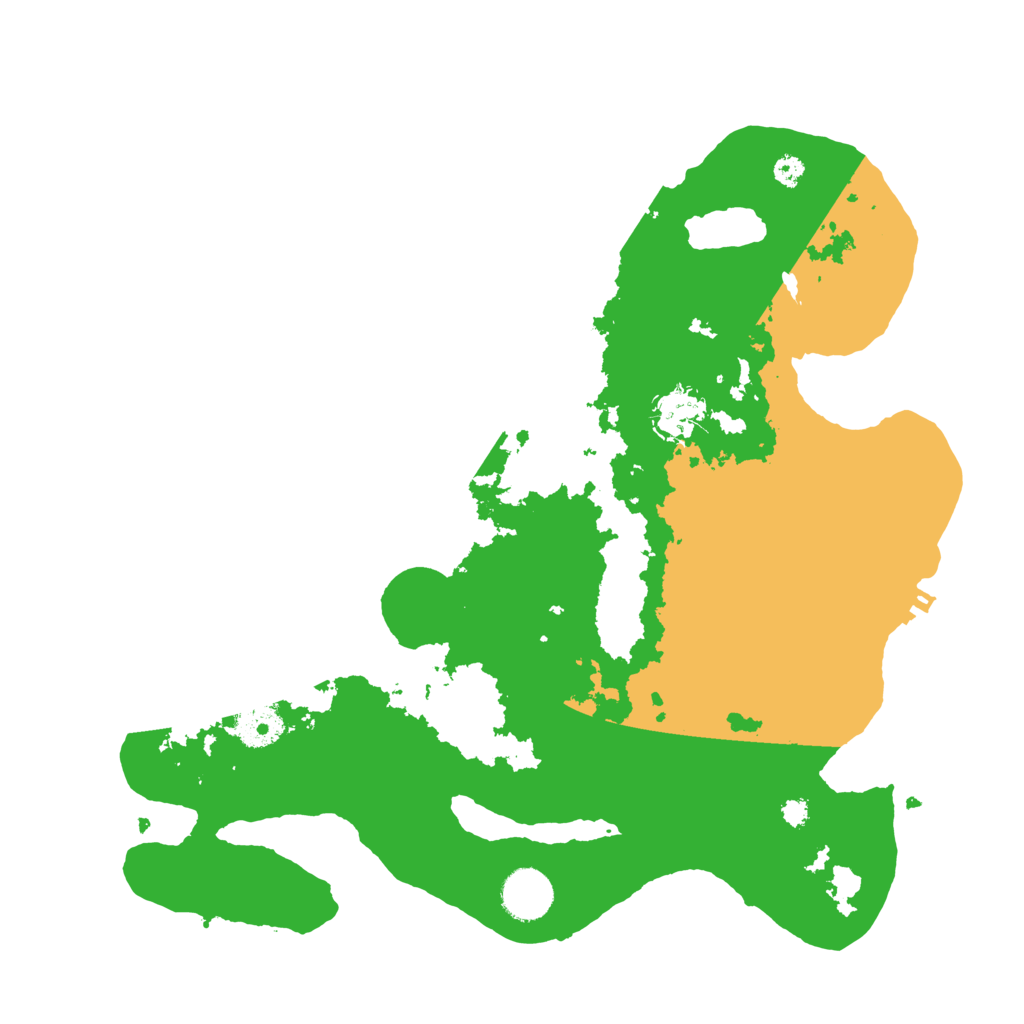 Biome Rust Map: Procedural Map, Size: 3500, Seed: 3488398