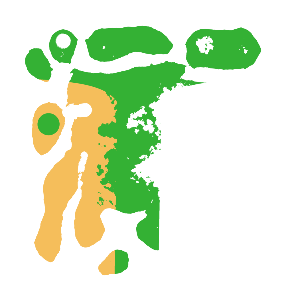 Biome Rust Map: Barren, Size: 3500, Seed: 6275992