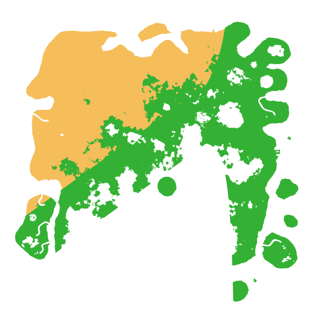 Biome Rust Map: Procedural Map, Size: 4500, Seed: 4532