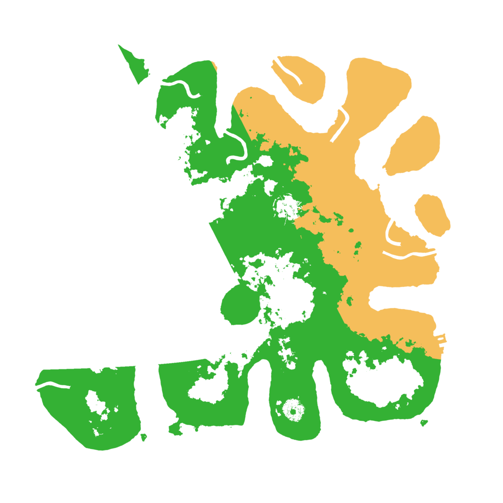 Biome Rust Map: Procedural Map, Size: 3500, Seed: 5042668