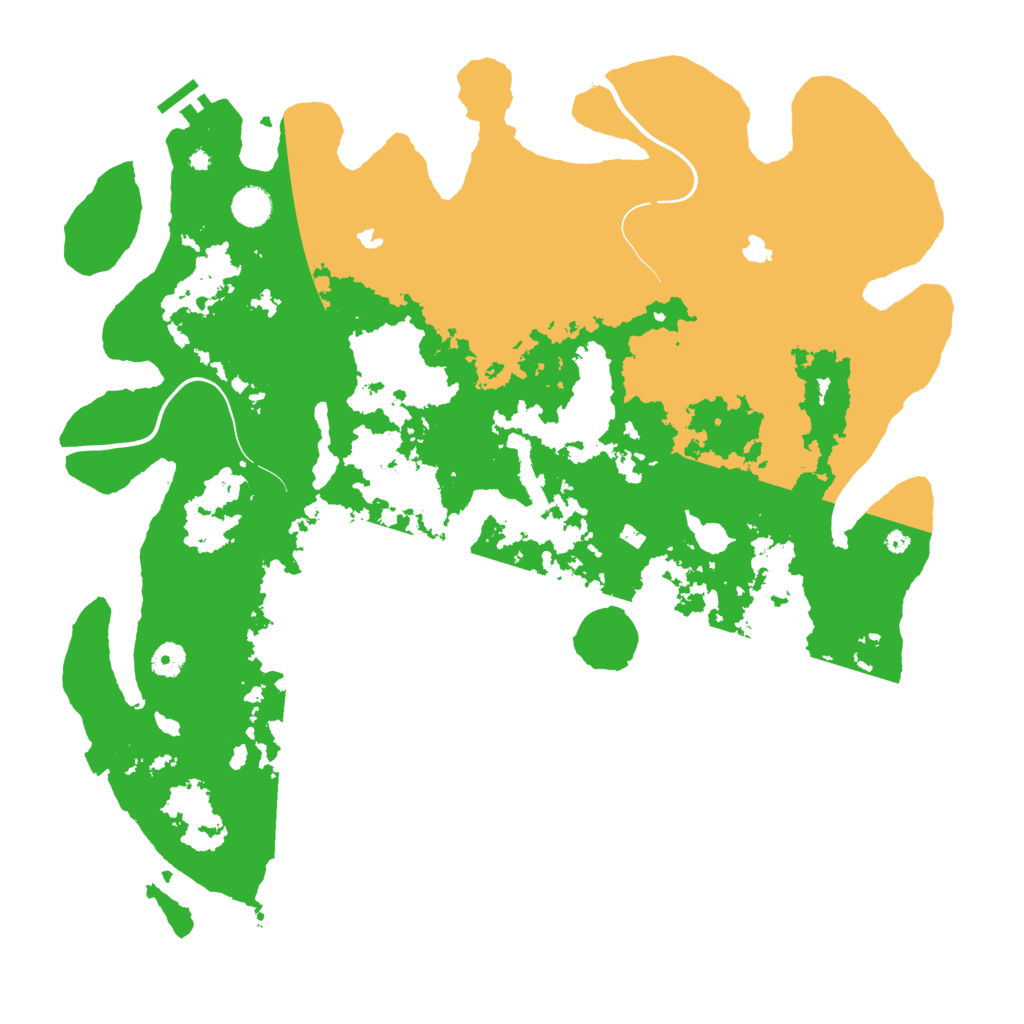 Biome Rust Map: Procedural Map, Size: 4500, Seed: 630721