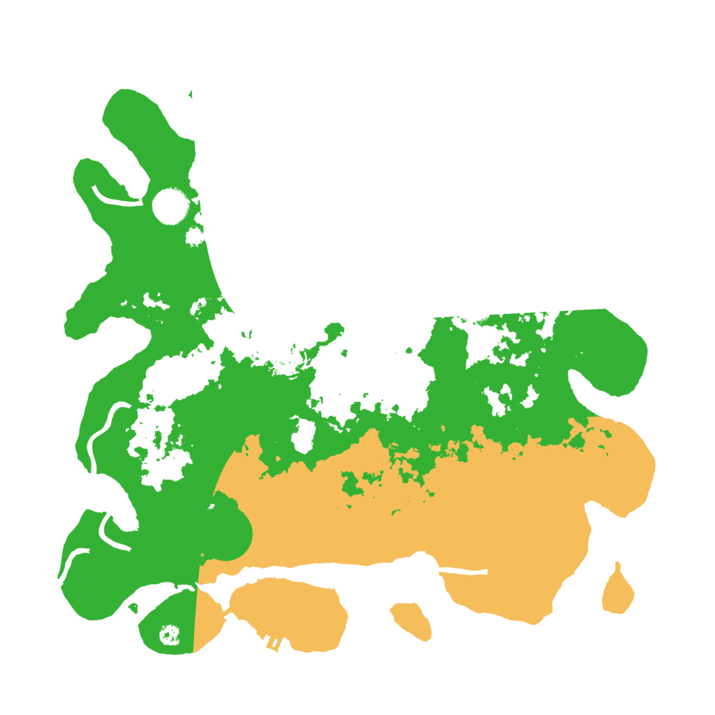 Biome Rust Map: Procedural Map, Size: 3500, Seed: 3052827