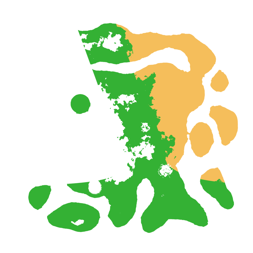 Biome Rust Map: Barren, Size: 3500, Seed: 5286502