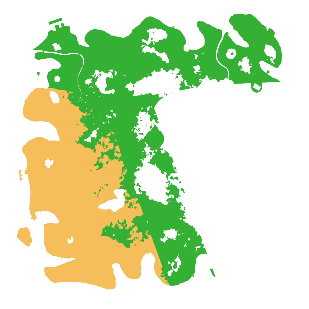 Biome Rust Map: Procedural Map, Size: 4500, Seed: 3029389