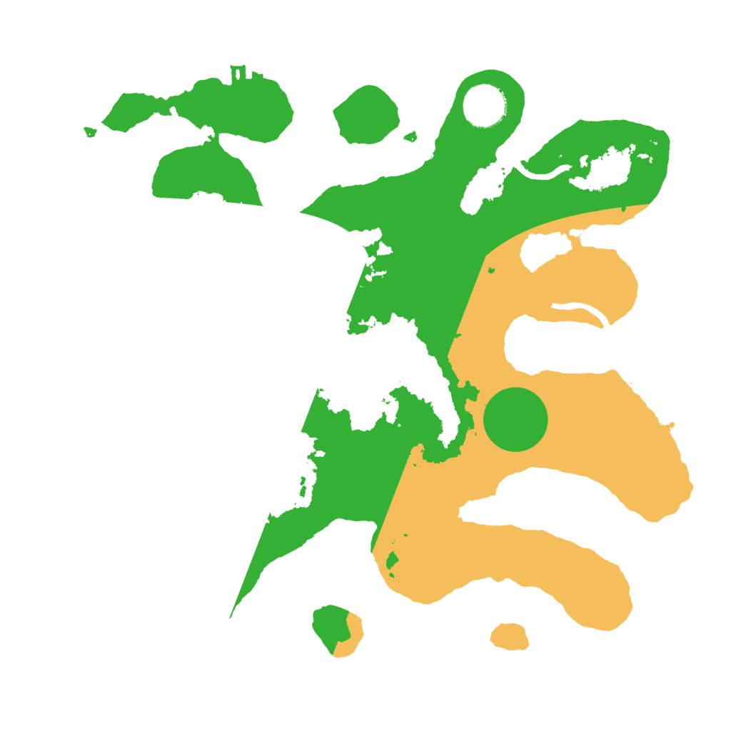 Biome Rust Map: Procedural Map, Size: 3000, Seed: 13131313