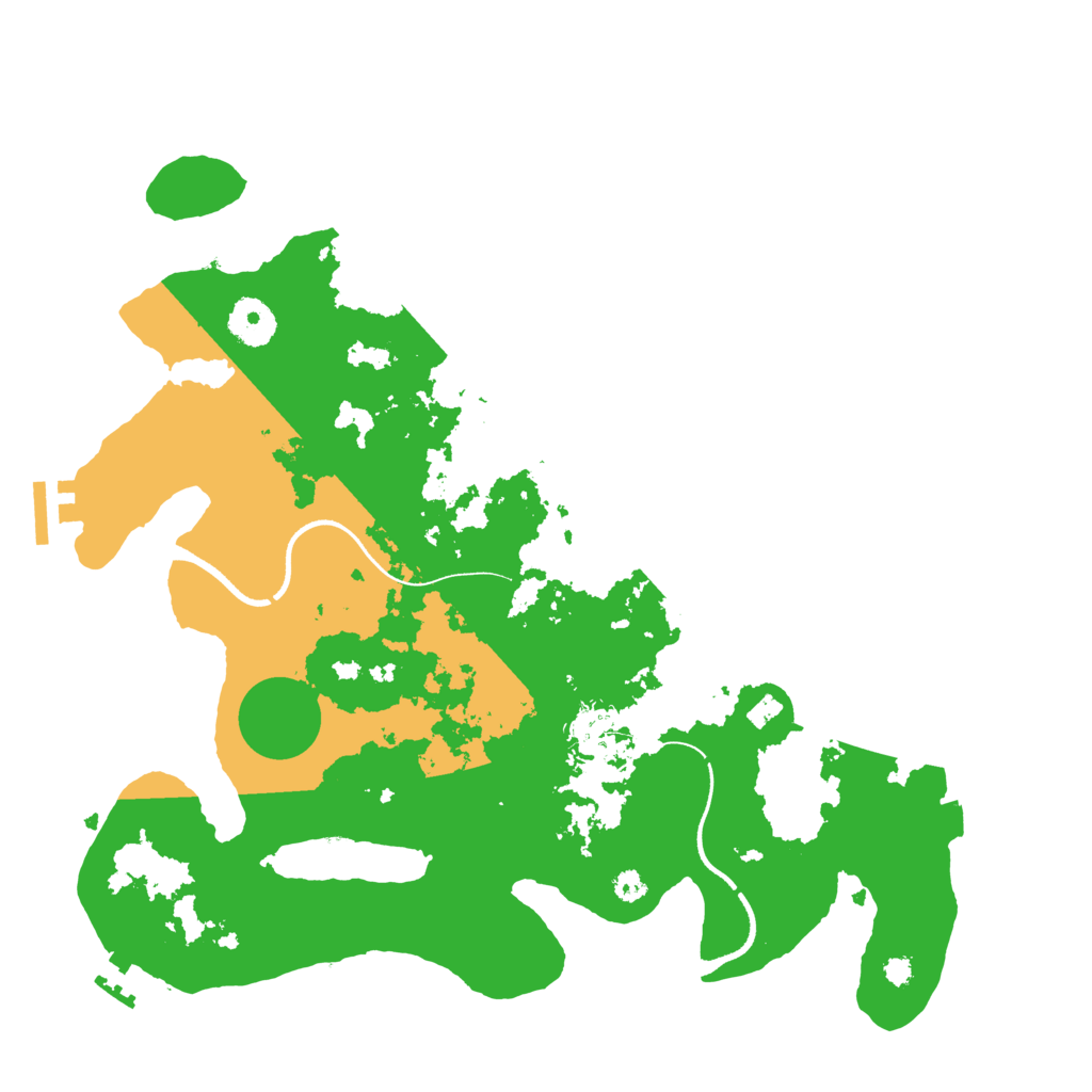 Biome Rust Map: Procedural Map, Size: 3500, Seed: 5581578