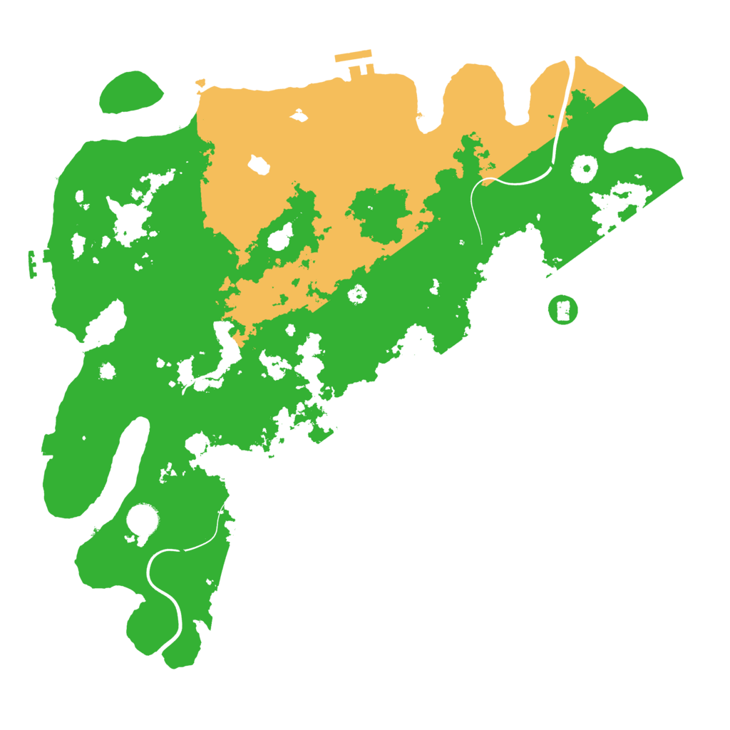Biome Rust Map: Procedural Map, Size: 4000, Seed: 2686876