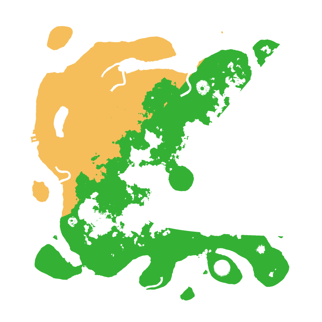 Biome Rust Map: Procedural Map, Size: 3500, Seed: 4577952