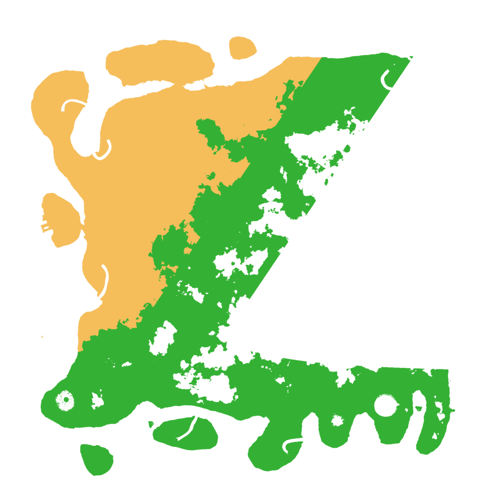 Biome Rust Map: Procedural Map, Size: 4000, Seed: 791558