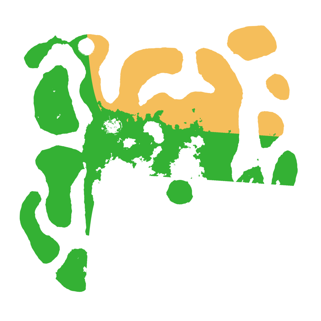 Biome Rust Map: Barren, Size: 3500, Seed: 5951496