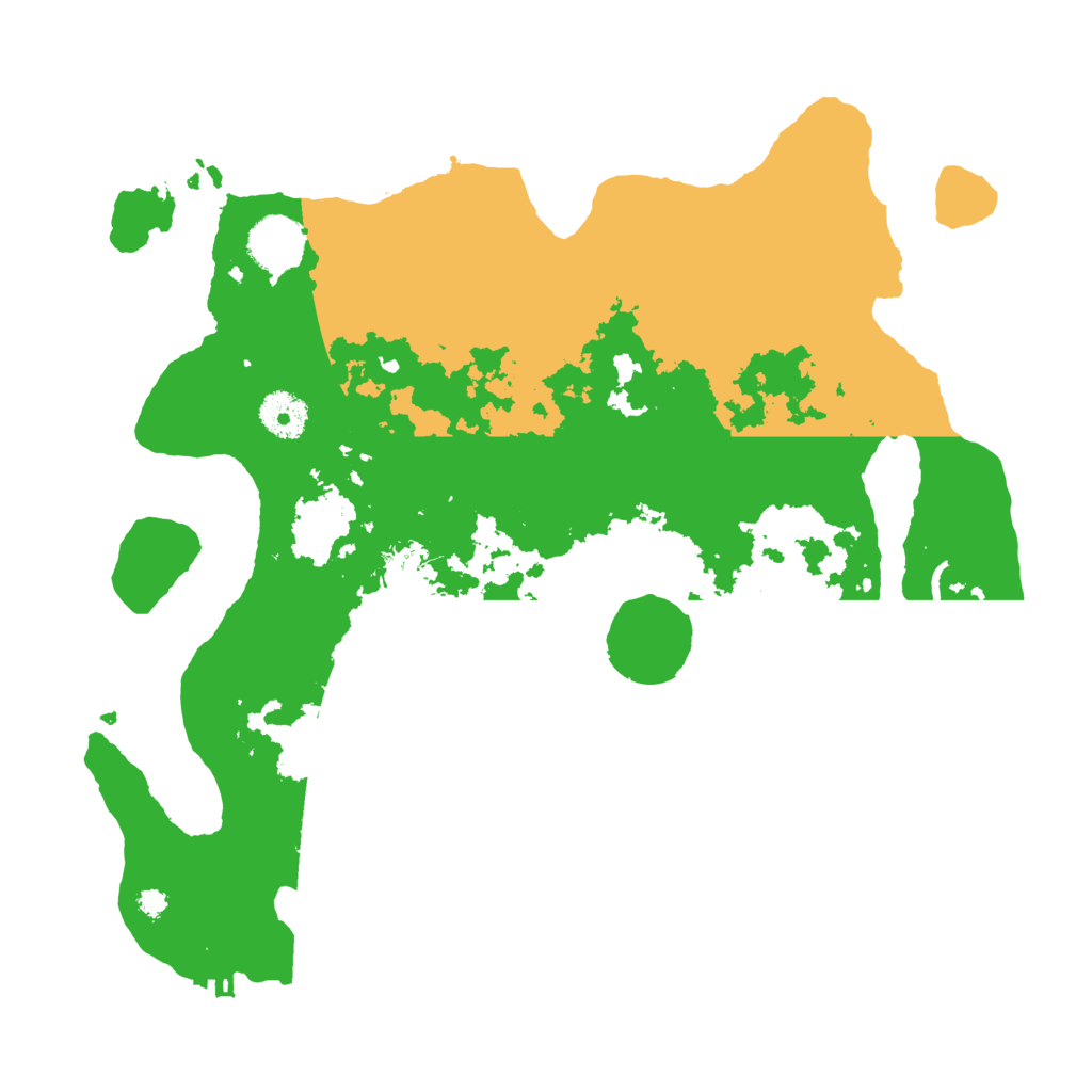 Biome Rust Map: Procedural Map, Size: 3500, Seed: 1225117
