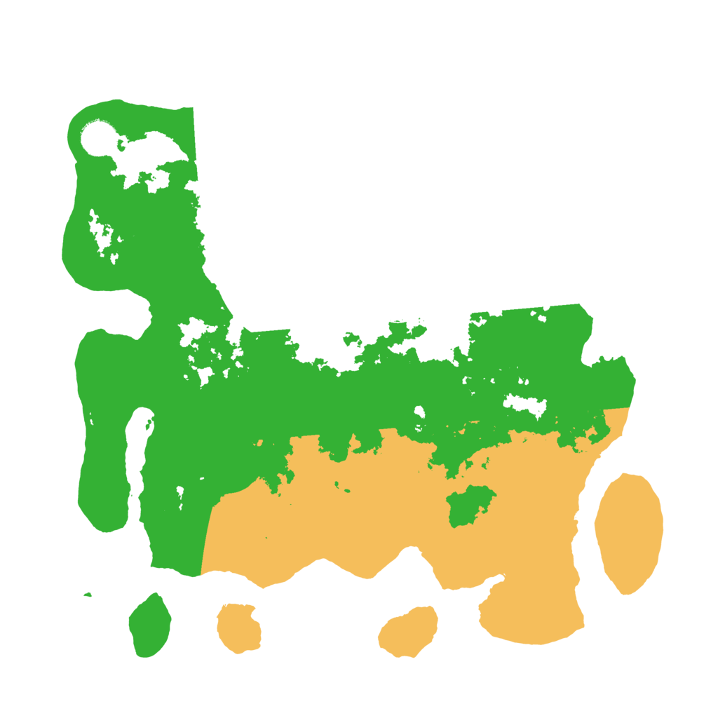 Biome Rust Map: Barren, Size: 3500, Seed: 2415326