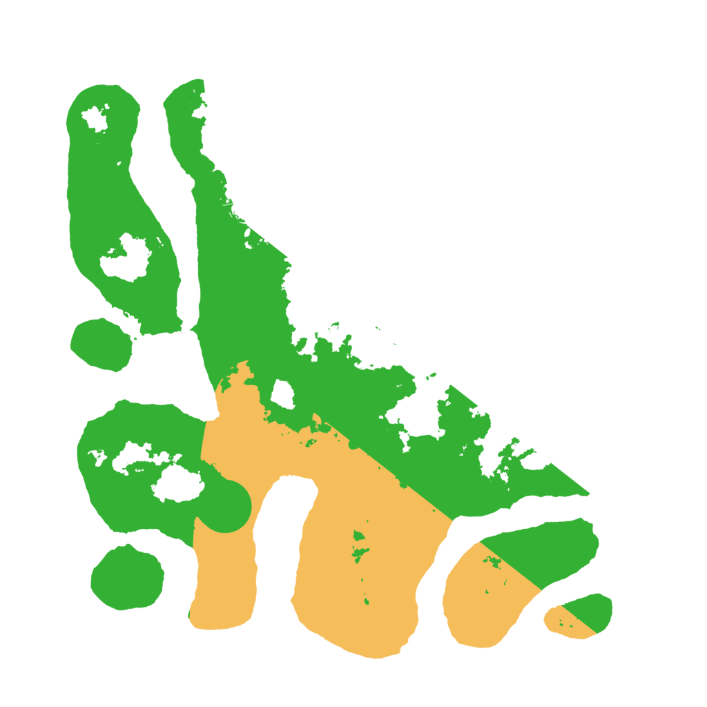 Biome Rust Map: Barren, Size: 3500, Seed: 1012200