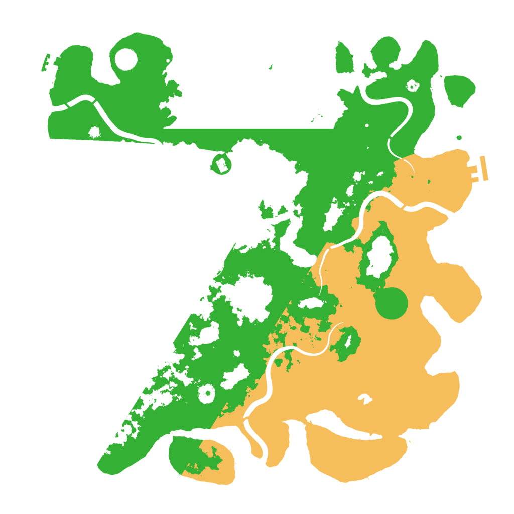 Biome Rust Map: Procedural Map, Size: 4200, Seed: 11655281