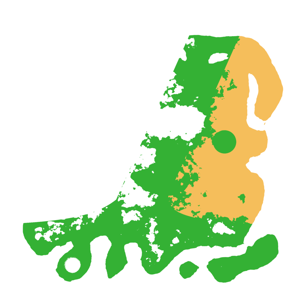 Biome Rust Map: Barren, Size: 3500, Seed: 3889959