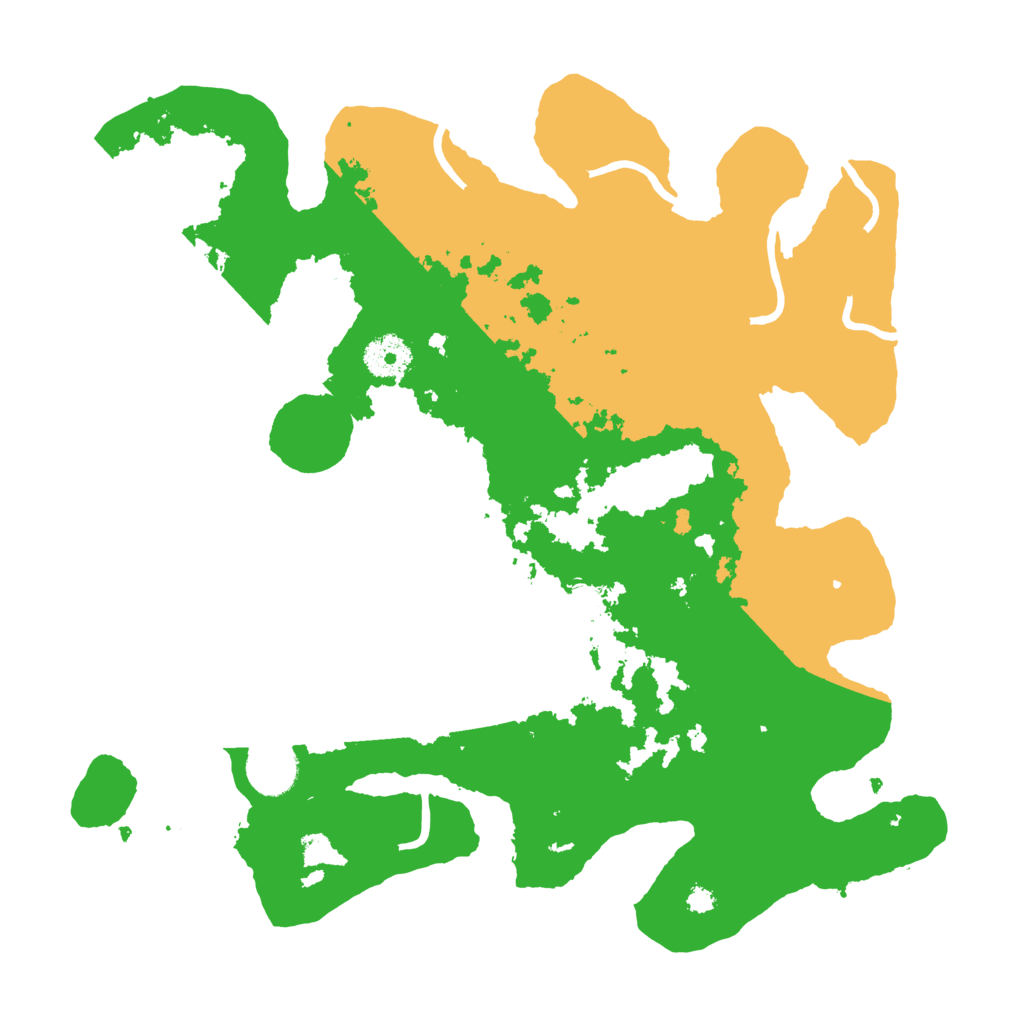 Biome Rust Map: Procedural Map, Size: 3500, Seed: 4619599