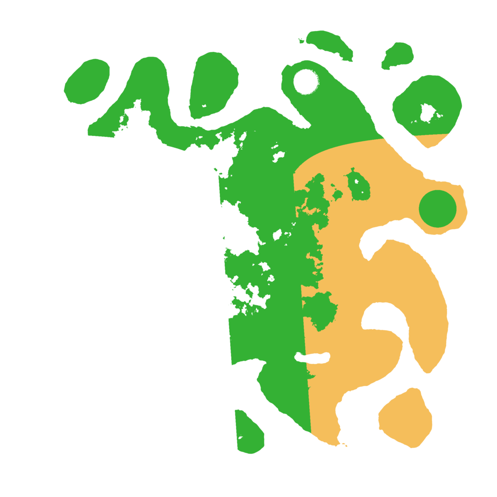 Biome Rust Map: Barren, Size: 3500, Seed: 914943