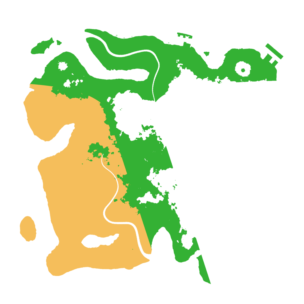 Biome Rust Map: Procedural Map, Size: 3000, Seed: 13838