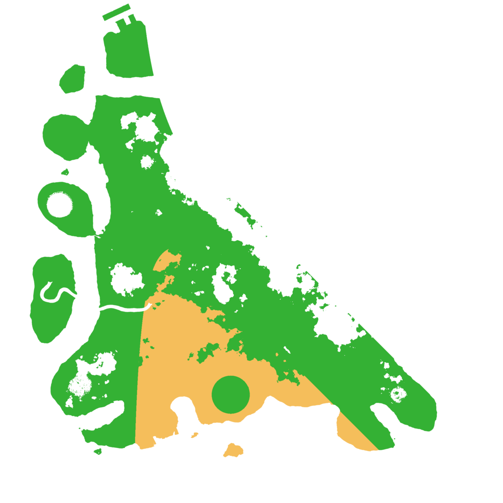 Biome Rust Map: Procedural Map, Size: 3500, Seed: 6017250