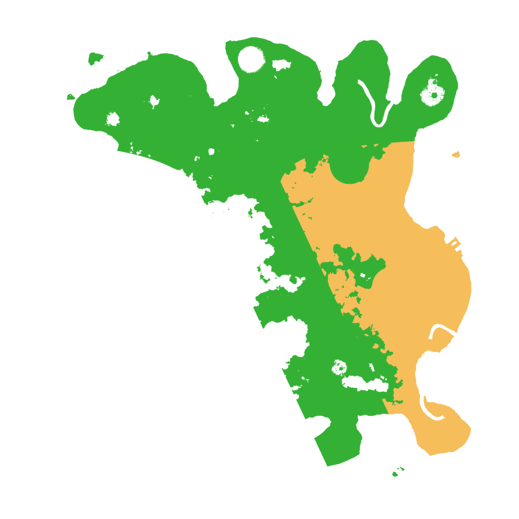 Biome Rust Map: Procedural Map, Size: 3500, Seed: 801932
