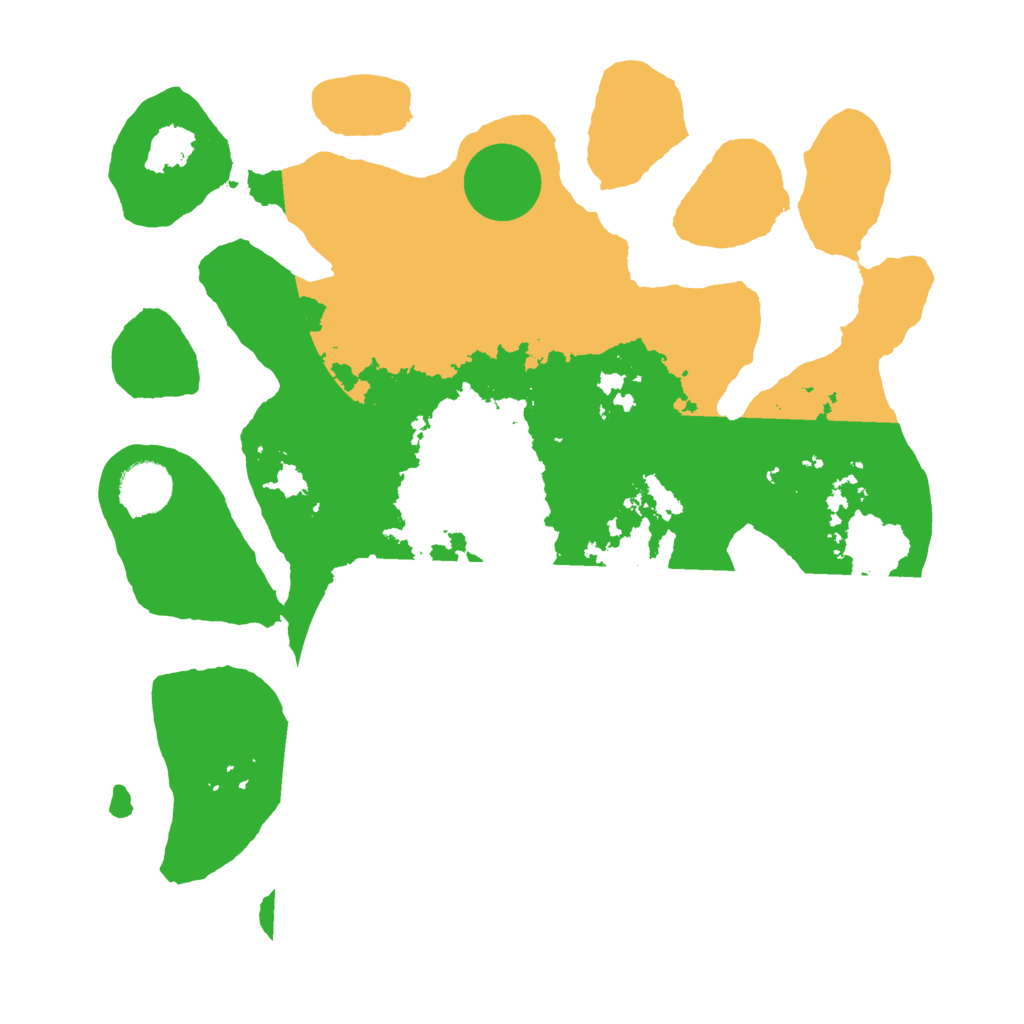 Biome Rust Map: Barren, Size: 3500, Seed: 4223998