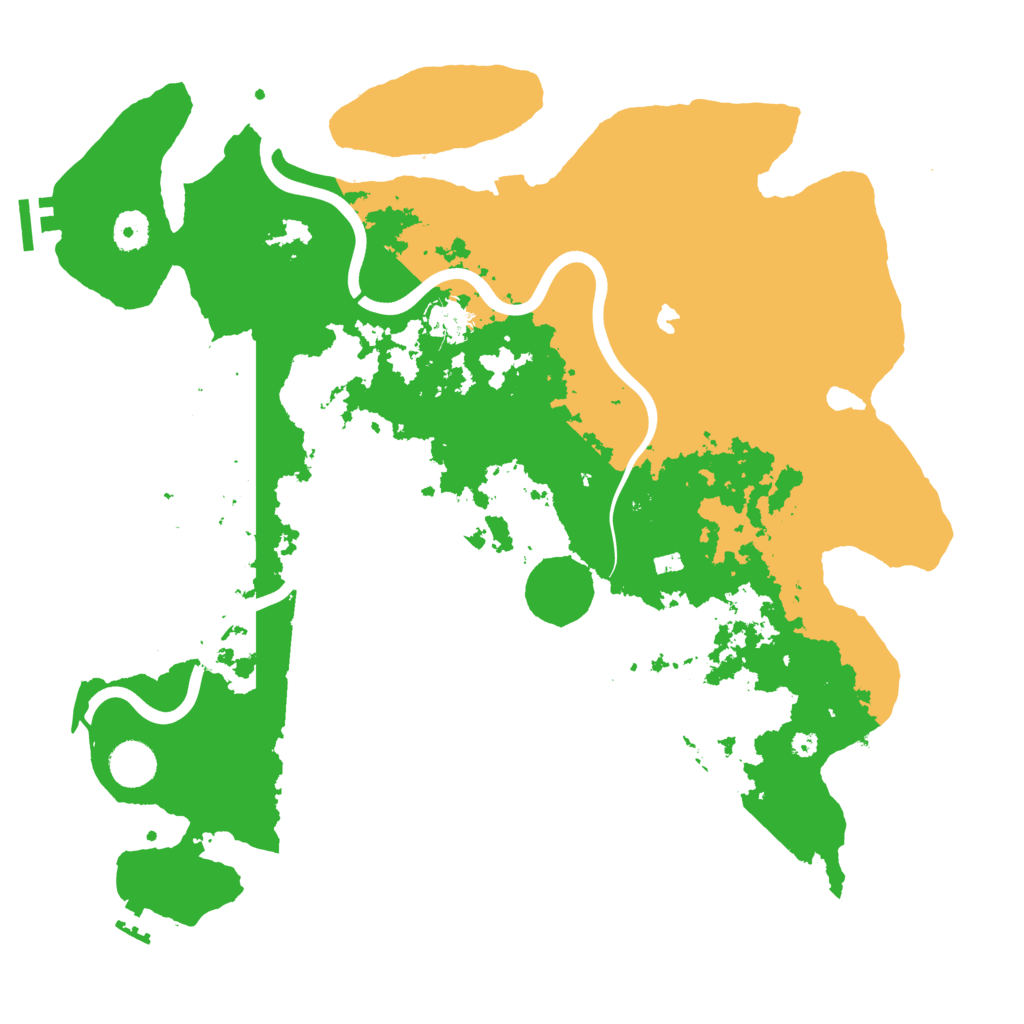 Biome Rust Map: Procedural Map, Size: 4000, Seed: 3974983