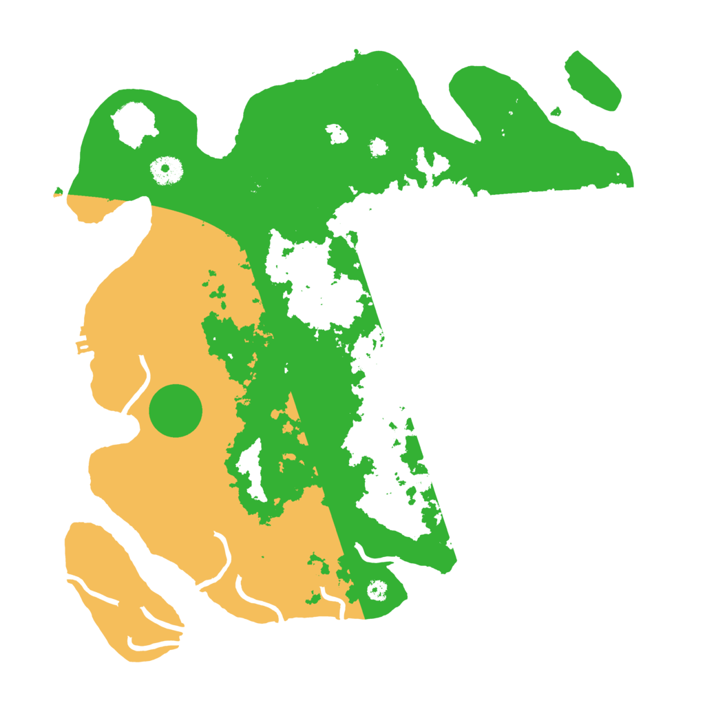 Biome Rust Map: Procedural Map, Size: 3500, Seed: 5276640