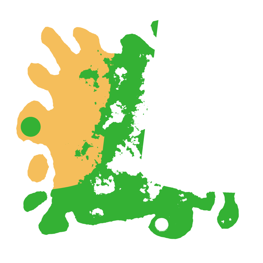 Biome Rust Map: Barren, Size: 3500, Seed: 4310545