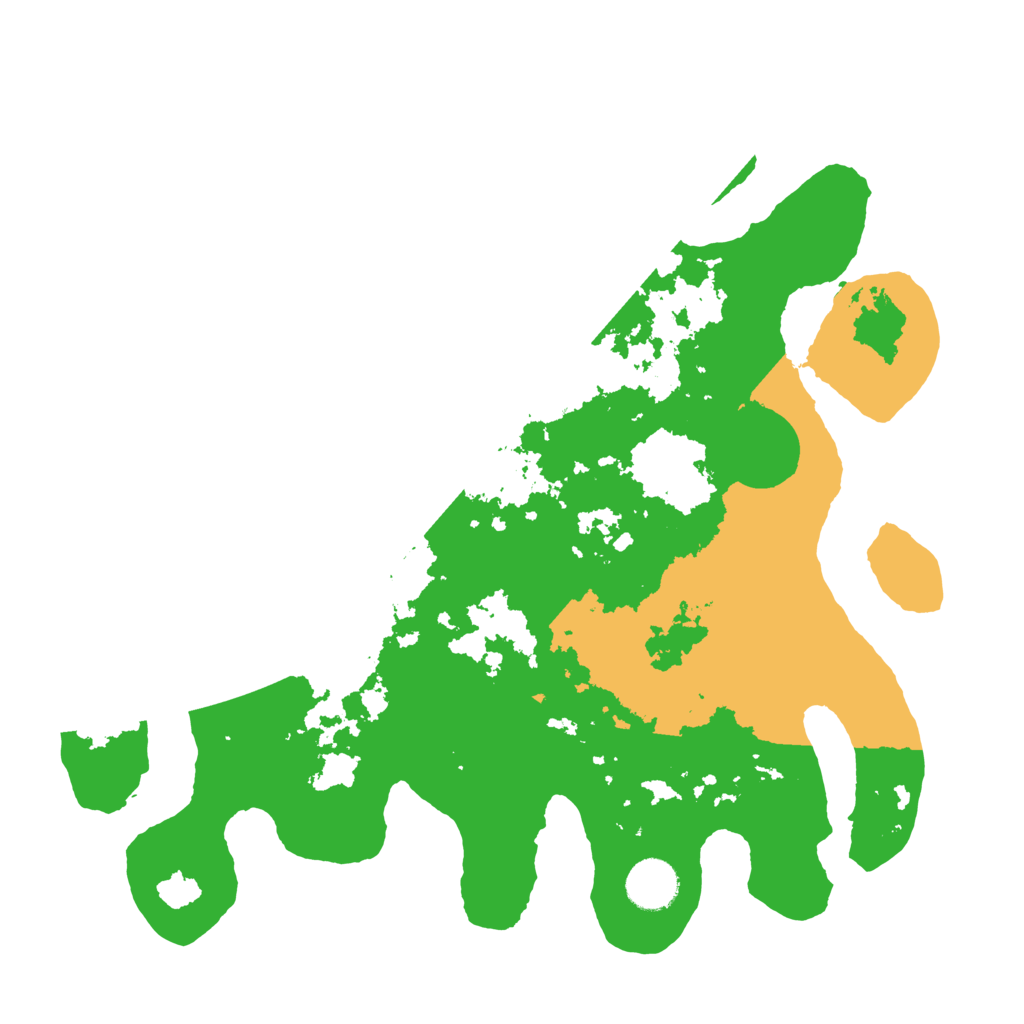 Biome Rust Map: Barren, Size: 3500, Seed: 500412