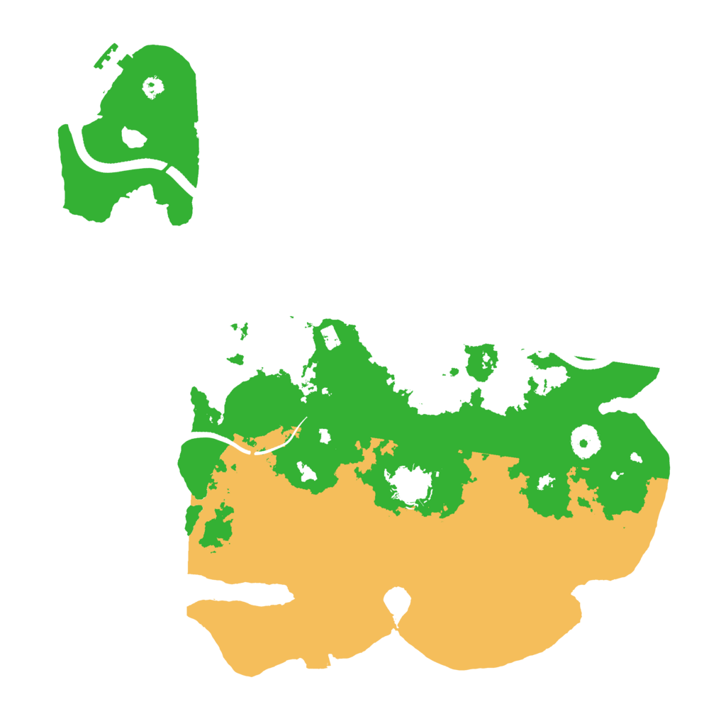 Biome Rust Map: Procedural Map, Size: 3500, Seed: 2746031