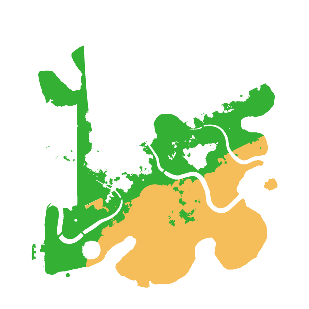 Biome Rust Map: Procedural Map, Size: 3000, Seed: 2369