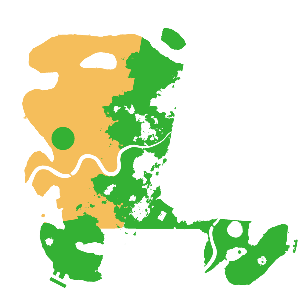 Biome Rust Map: Procedural Map, Size: 3500, Seed: 1741539