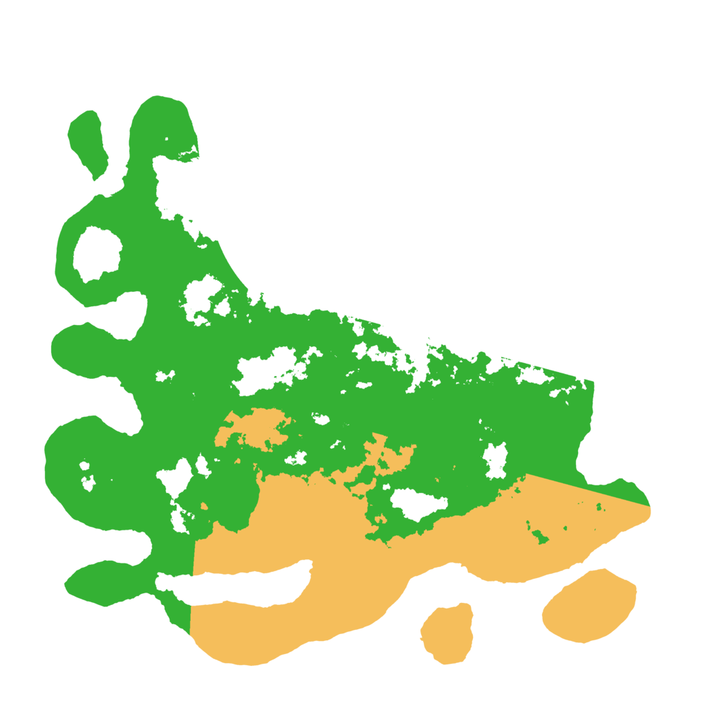 Biome Rust Map: Barren, Size: 3500, Seed: 5881342