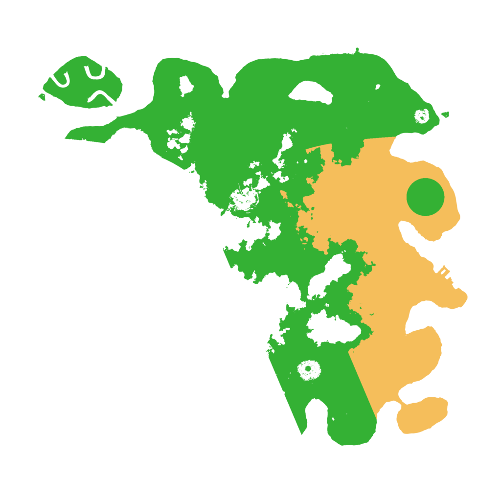 Biome Rust Map: Procedural Map, Size: 3500, Seed: 1495942433