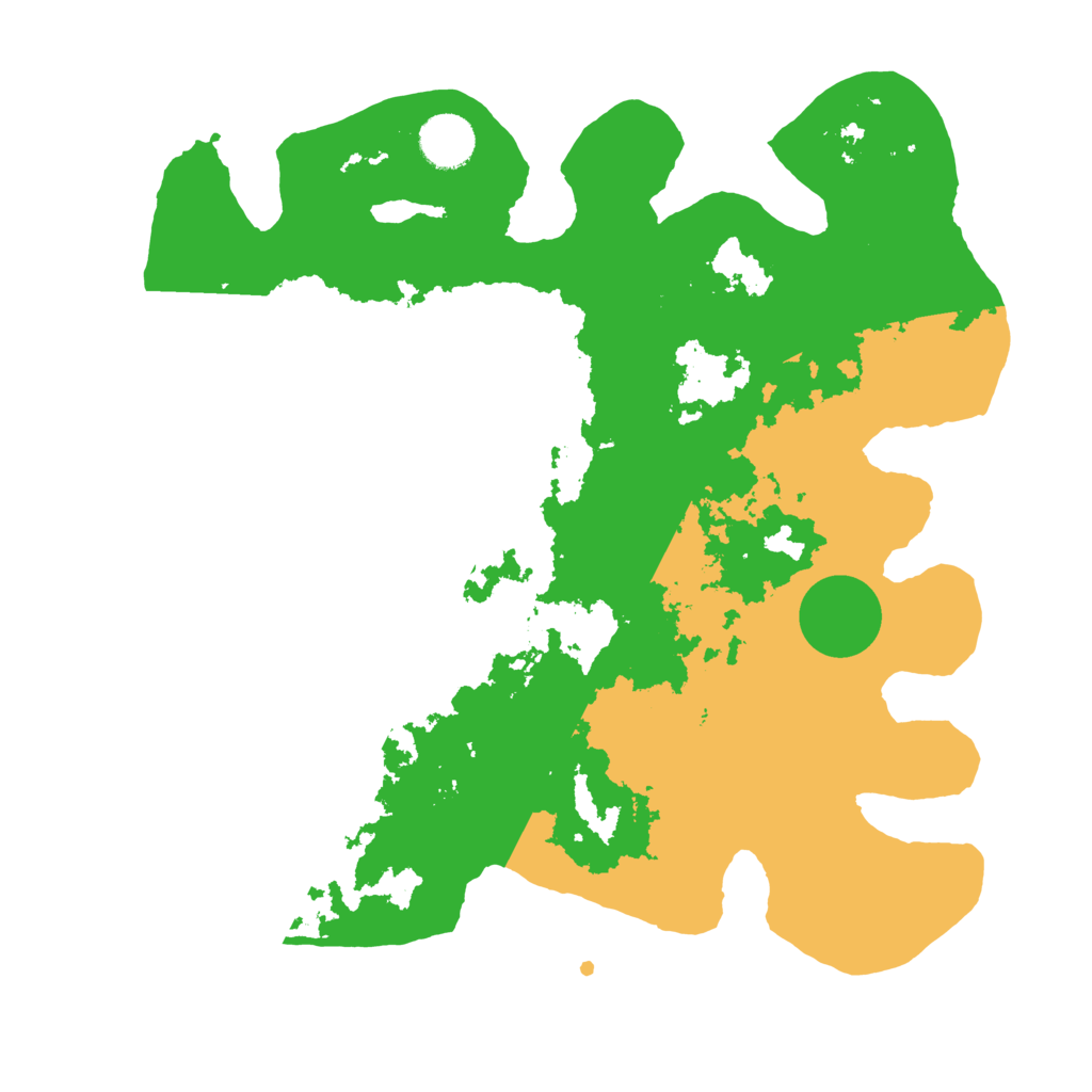 Biome Rust Map: Barren, Size: 3500, Seed: 4942893