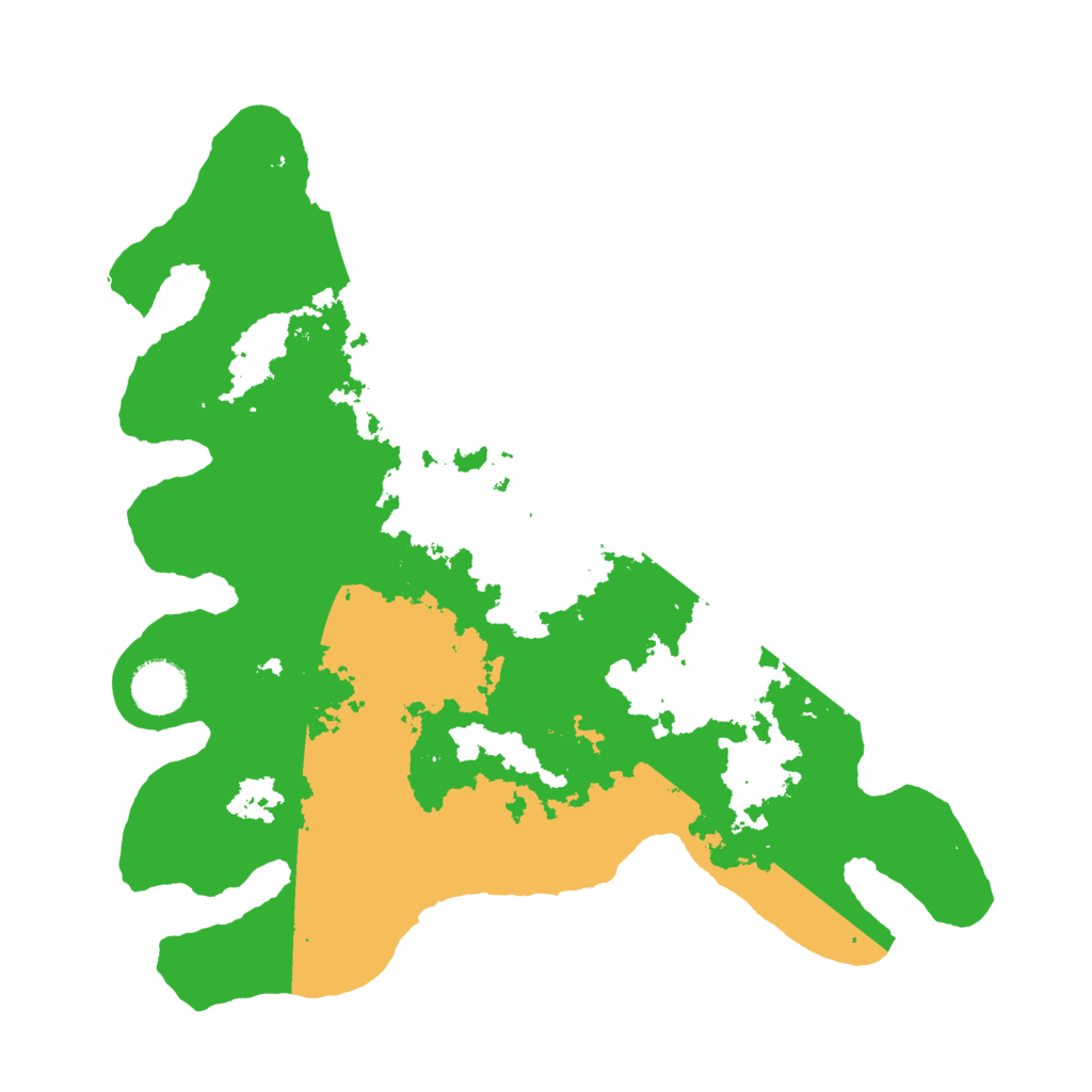 Biome Rust Map: Barren, Size: 3500, Seed: 974700